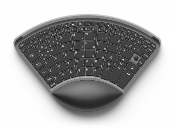 Innovative 12 language keyboard TiPY